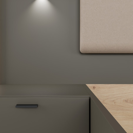 Pat Cu 2 Noptiere Tissint Dimensiunie Saltea 160 x 200 Cm, Artisan Oak-01