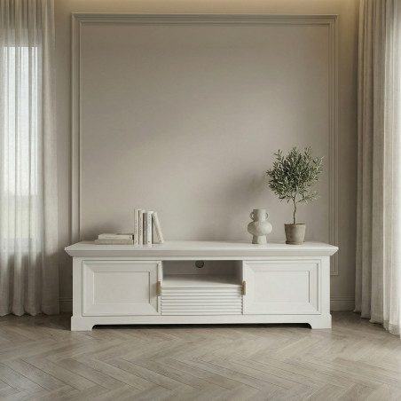 Comoda Tv Cu 2 Usi Si 1 Sertar Verona Kashmir, 154 Cm-01