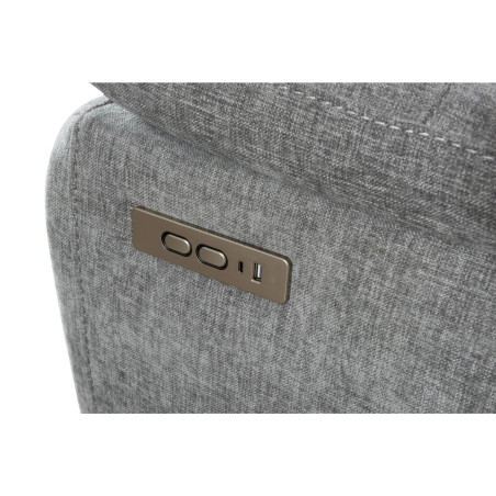 Canapea Sunglow 3 Locuri, Recliner Electric, Suport Pahare, Bej, 228 Cm-01