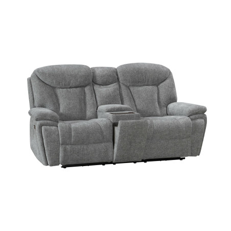 Canapea Sunglow 2 Locuri, Recliner Electric, Suport Pahare, Bej, 201 Cm-01