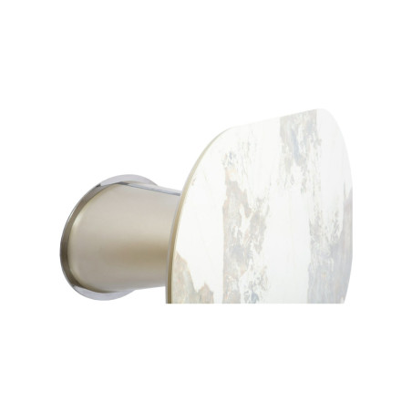 Masa Extensibila Bespin, Alb Si Beige 160/260 x 90 x 76 Cm-01