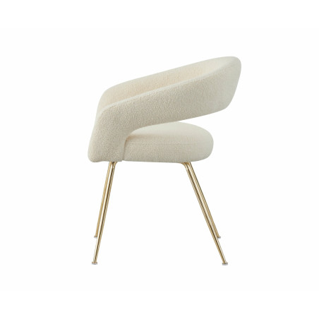 Scaun Solaris, Beige Boucle Si Gold, 58 Cm-01