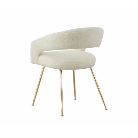 Scaun Solaris, Beige Boucle Si Gold, 58 Cm-01