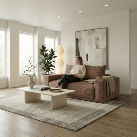 Canapea fixa Otis, 2 locuri, Maro-01