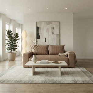 Canapea fixa Otis, 2 locuri, Maro