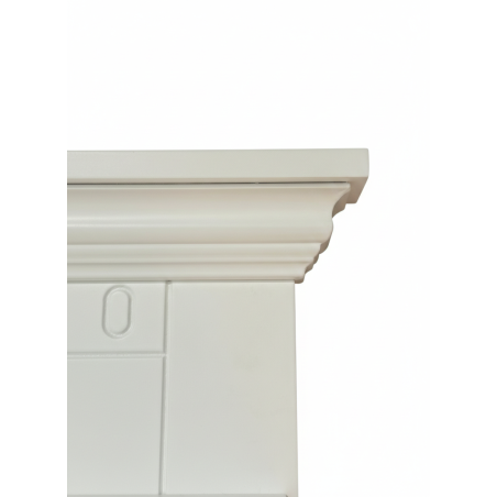 Cuier Saint Tropez Alb, Vopsit, 100 Cm-01