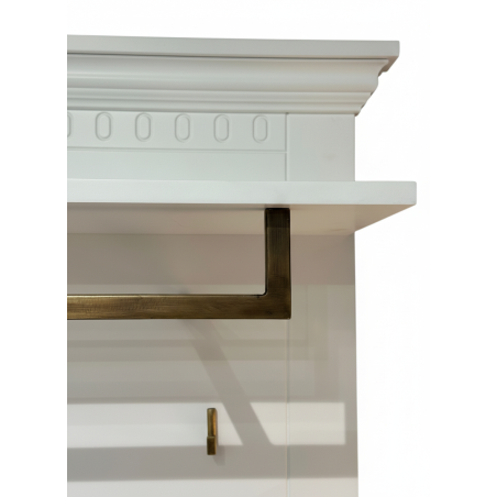 Cuier Saint Tropez Alb, Vopsit, 100 Cm-01