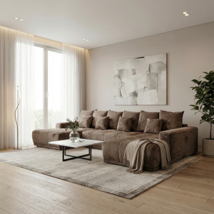 Coltar U Extensibil Otis Dreapta, 6 Locuri, Lada Depozitare, Cremona 24, 357 Cm