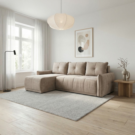 Coltar Extensibil Jojo, Lada Depozitare, Interschimbabil Stanga/Dreapta, Debry 8025, 254 Cm