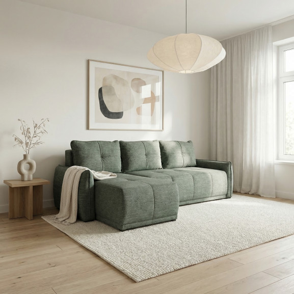 Coltar Extensibil Jojo, Lada Depozitare, Interschimbabil Stanga/Dreapta, Malmo 92, 254 Cm