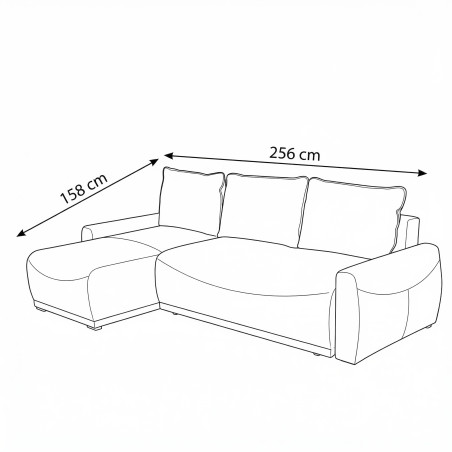 Coltar Extensibil Lea Interschimbabil Stanga/Dreapta, 5 Locuri, Lada Depozitare, Verde-01