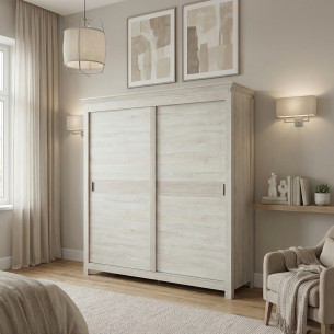 Dulap Casablanca Loft Cu 2 Usi Gri, 210 Cm