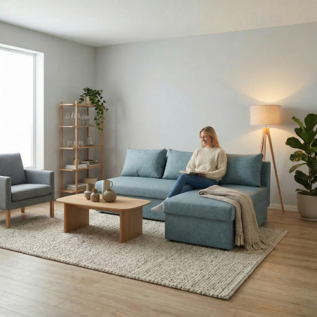 Coltar Extensibil Cu Lada Depozitare Vario, Interschimbabil Stanga/Dreapta, Albastru-01