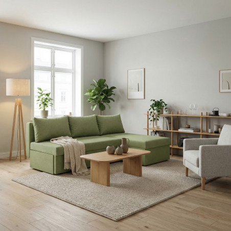 Coltar Extensibil Cu Lada Depozitare Vario, Interschimbabil Stanga/Dreapta, Verde-01