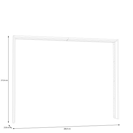 Rama dulap Nakhla, 280.9 Cm-01