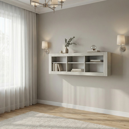 Etajera Casablanca Loft, Gri, 157.8 Cm-01