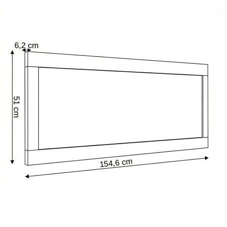 Rama Oglinda Casablanca Loft Gri, 154.5 Cm-01
