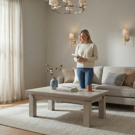 Masa Cafea Casablanca Loft, 120 x 75 x 45 Cm-01