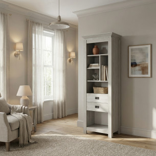 Biblioteca Casablanca Loft Cu 2 Sertare, 68.4 Cm