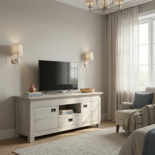 Comoda Tv Casablanca Loft Cu 2 Usi Si 1 Sertar, 156 Cm