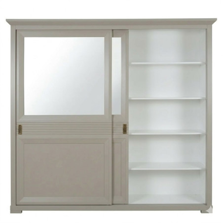 Dulap Dormitor cu 2 usi culisante Verona Kashmir, 219 Cm-01