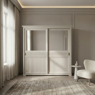 Dulap Dormitor cu 2 usi culisante Verona Kashmir, 219 Cm