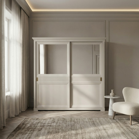 Dulap Dormitor cu 2 usi culisante Verona Kashmir, 219 Cm-01