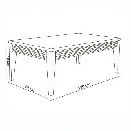 Masa Cafea Verona Kashmir, 120 Cm-01