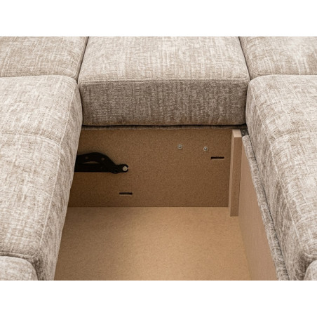 Coltar U Extensibil Luna, 6 Locuri, Onyx 3 Linen, 330 Cm-01