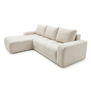 Coltar Extensibil Stanga Kyoto, Lada Depozitare, 5 Locuri, ONYX 2 PEARL, 246 Cm