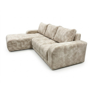 Coltar Extensibil Stanga Kyoto, Lada Depozitare, 5 Locuri, ONYX 3 LINEN, 246 Cm