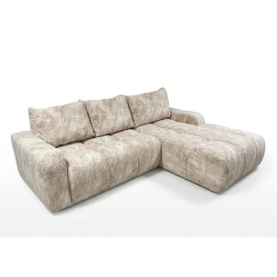 Coltar Extensibil Dreapta Kyoto, Lada Depozitare, 5 Locuri, ONYX 3 LINEN, 246 Cm