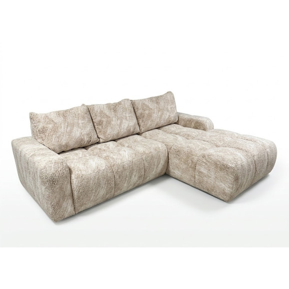 Coltar Extensibil Dreapta Kyoto, Lada Depozitare, 5 Locuri, ONYX 3 LINEN, 246 Cm