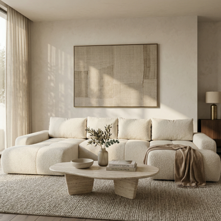 Coltar U Extensibil Luna, 6 Locuri, Onyx 1, 330 Cm-01