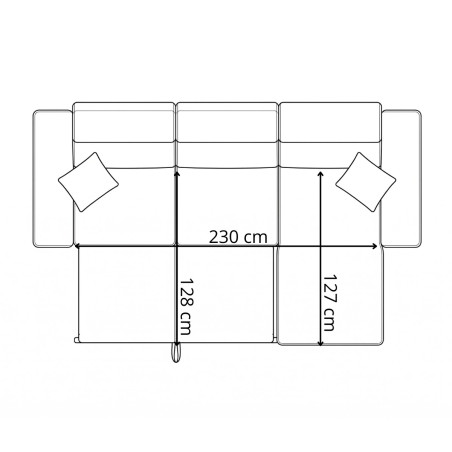 Coltar Extensibil Cu Insula Florida, Interschimbabil Stanga/Dreapta, Cremona 24, 294 Cm-01