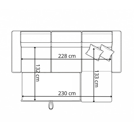 Coltar Extensibil Cu Insula Sorrento, Interschimbabil Stanga/Dreapta, Angolo Anthology Sand, 290 Cm-01