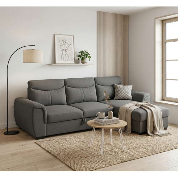 Coltar Extensibil Cu Insula Amalfi, Interschimbabil Stanga/Dreapta, Crown 18, 236 Cm