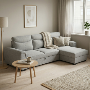 Coltar Extensibil Cu Insula Amalfi, Interschimbabil Stanga/Dreapta, Crown 17, 236 Cm