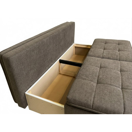 Canapea Extensibila Aurora, 3 Locuri, Lada Depozitare, Storm 15, 202 Cm-01