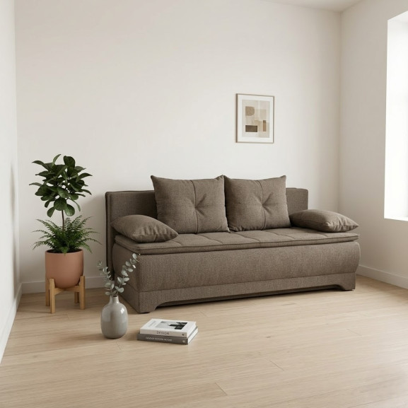 Canapea Extensibila Aurora, 3 Locuri, Lada Depozitare, Storm 15