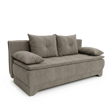 Canapea Extensibila Aurora, 3 Locuri, Lada Depozitare, Storm 08, 202 Cm-01