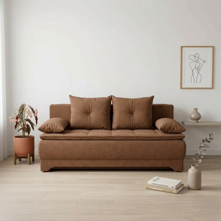 Canapea Extensibila Aurora, 3 Locuri, Lada Depozitare, Storm 54, 202 Cm-01