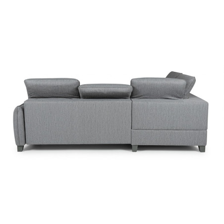 Coltar Extensibil Cu Otoman Stanga Tiago, 5 Locuri, Tetiere Reglabile, Gri, 255 Cm-01