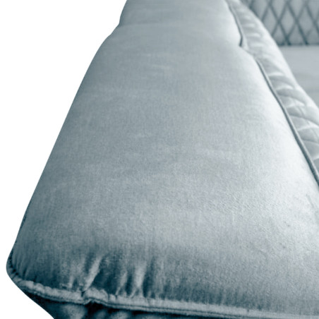 Coltar Extensibil Cu Otoman Stanga Cu Lada Tiago, 5 Locuri, Tetiere Reglabile, Gri, 255 Cm-01