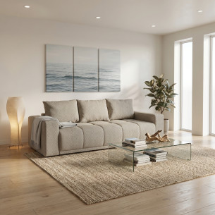 Canapea Extensibila Green, 3 locuri, Lada Depozitare, Dot 22, 240 Cm