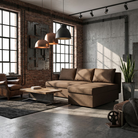Coltar Extensibil Cu Lada, Blue Interschimbabil Stanga/Dreapta, LUIS 16, 220 X 80 X 155 Cm-01