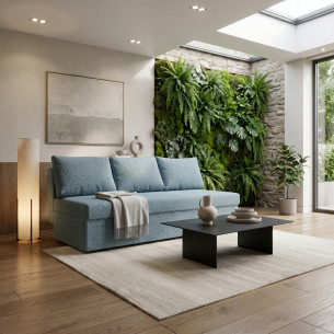 Canapea Extensibila Blue, Cu Lada Depozitare, 3 Locuri, Arte 77A, 191 Cm