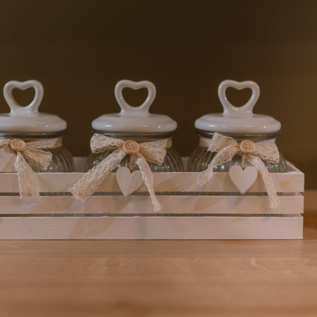 Set 3 recipiente Cuore MT16Q016S/3-01