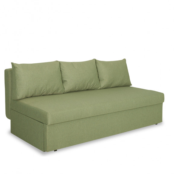 Canapea Extensibila Cu Lada Depozitare Vario, Verde, 191 x 98 x 80 Cm