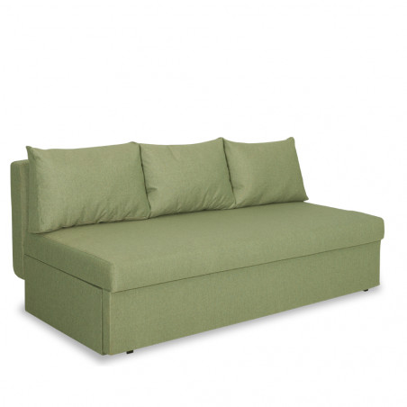 Canapea Extensibila Cu Lada Depozitare Vario, Verde, 191 x 98 x 80 Cm-01